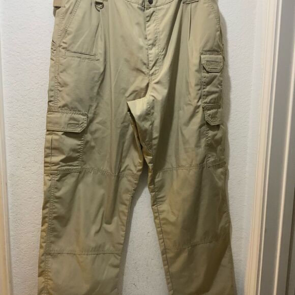 5.11 Tactical Series Mens Cargo Pants Khaki Ripstop 40x32 - Picture 7 of 7